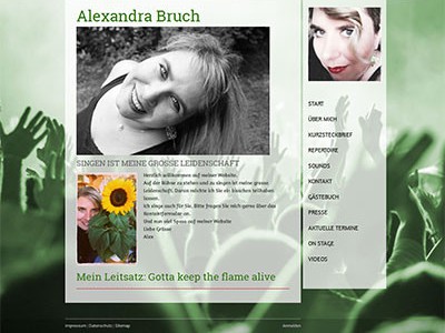 Alexandra Bruch, Sängerin